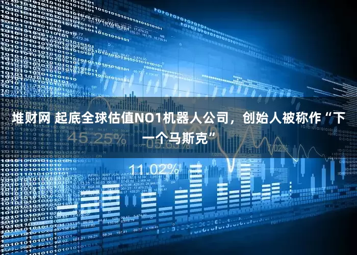 堆财网 起底全球估值NO1机器人公司,创始人被称作“下一个马斯克”